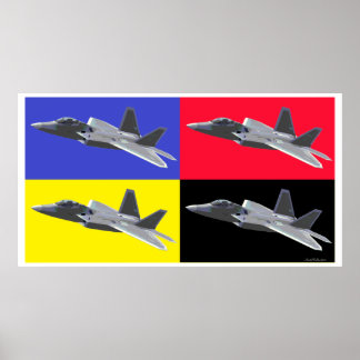 Póster Raptor CMYK F-22