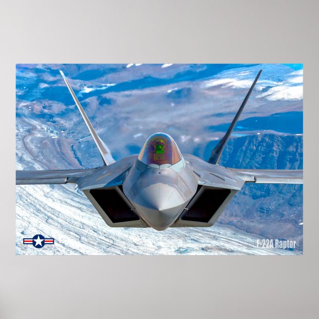 PÓSTER RAPTOR F-22A (Frente)