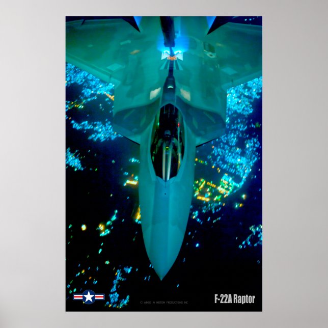 PÓSTER RAPTOR F-22A (Frente)
