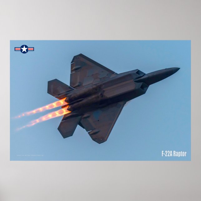 PÓSTER RAPTOR F-22A (Frente)