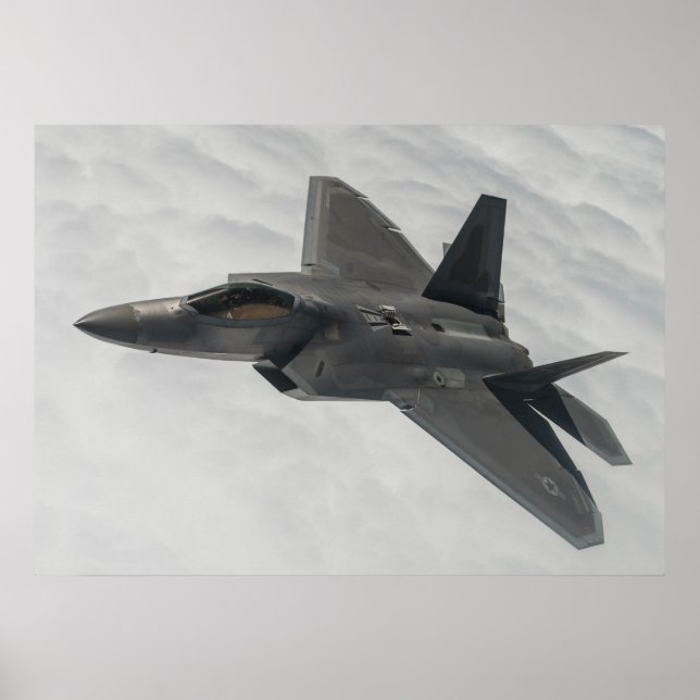 Póster Raptor F-22A (Frente)