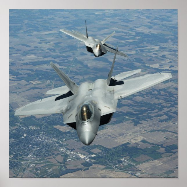Póster Raptores F-22 (Frente)