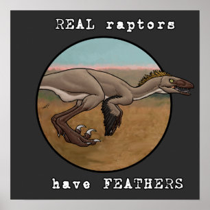 Póster Raptores reales