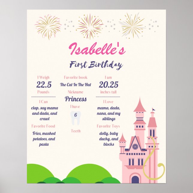 Póster Rapunzel Primer Poster de Nacimiento (Frente)