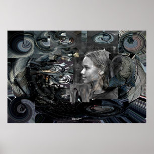 Póster Raquel en un Tesseract