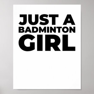 Póster Raqueta de equipo del transbordador Badminton - Só