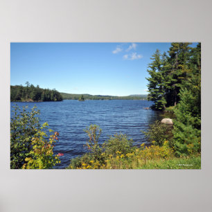 Póster Raquette Lank en la huella Adirondack 08 229