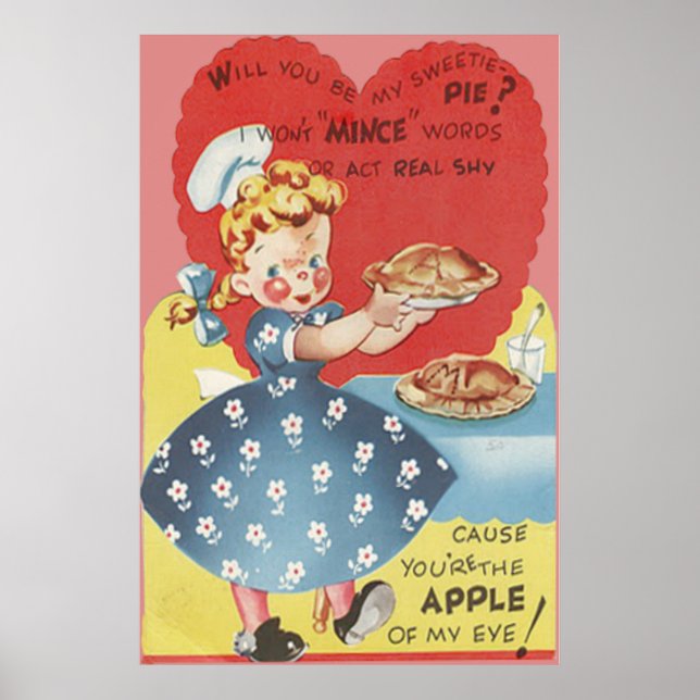 Póster Rara gracia Mince Apple Pie Waitress Valentine (Frente)