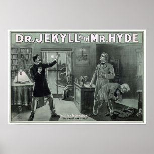 Póster Raras Dr. Jekyll y Sr. Hyde Transformation