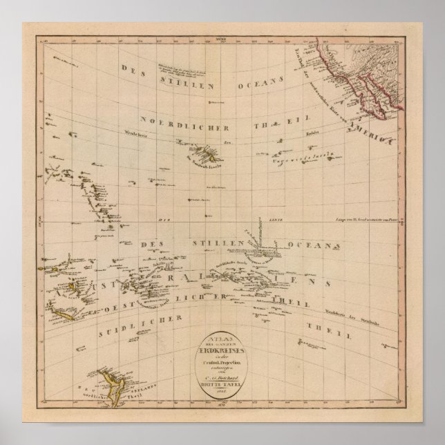 Póster Raras Proyecciones del Polo Norte (Frente)