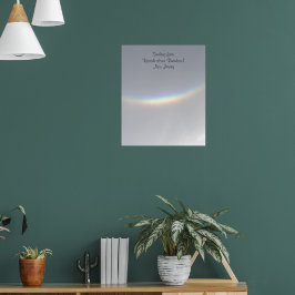 Póster Raras Sonrisas boca abajo Arcoiris NJ