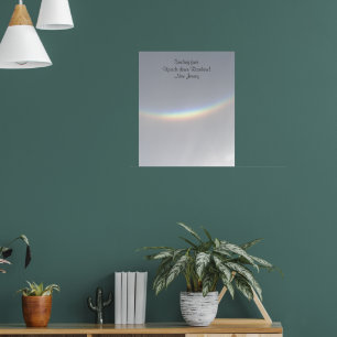 Póster Raras Sonrisas boca abajo Arcoiris NJ