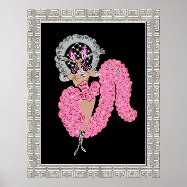 Póster Rare Erte Design "Mimi" (Frente)