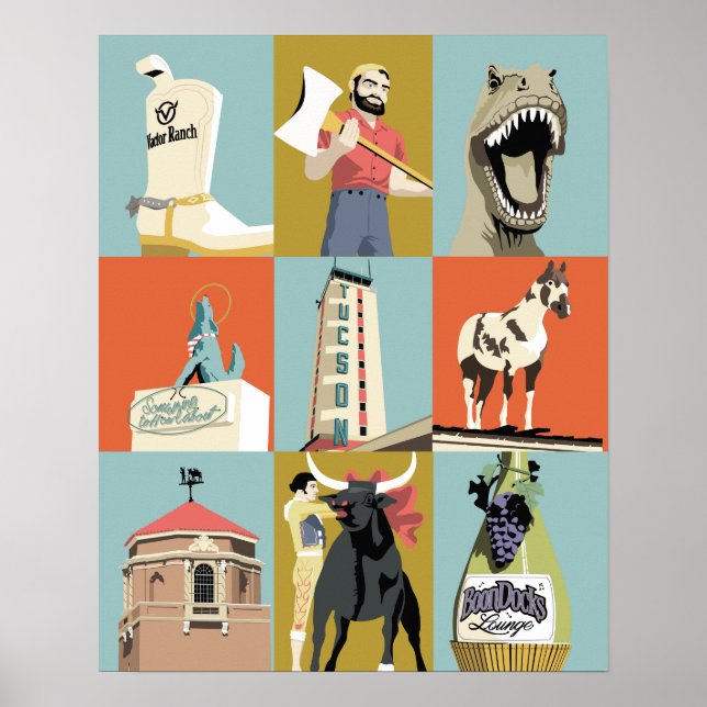 Póster Rarezas de Tucson de 20"x16" (Frente)