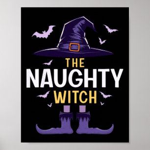 Póster Raro grupo de brujas de Halloween traje de coincid
