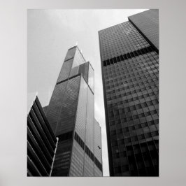 Póster Rascacielos de Chicago