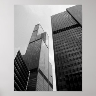 Póster Rascacielos de Chicago