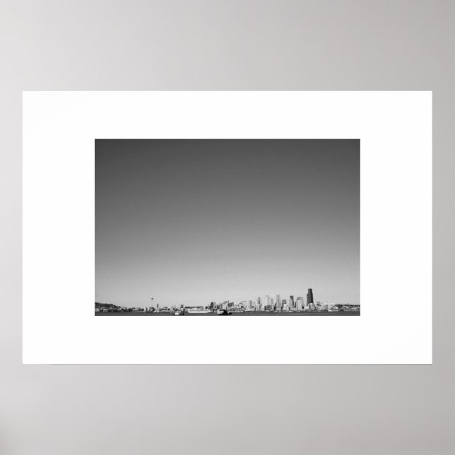 Póster Rascacielos de Seattle (Frente)