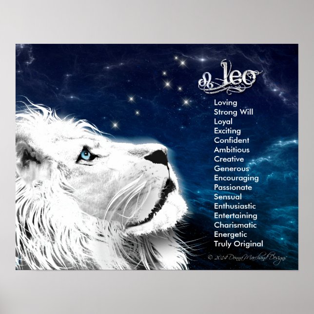 Póster Rasgos de Leo (Frente)