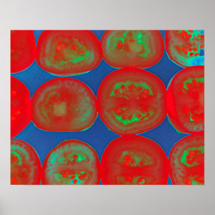 Póster Rasgos de tomate