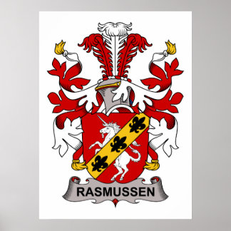 Póster Rasmussen Family Crest