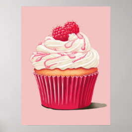 Póster Raspberry Elegance Treat