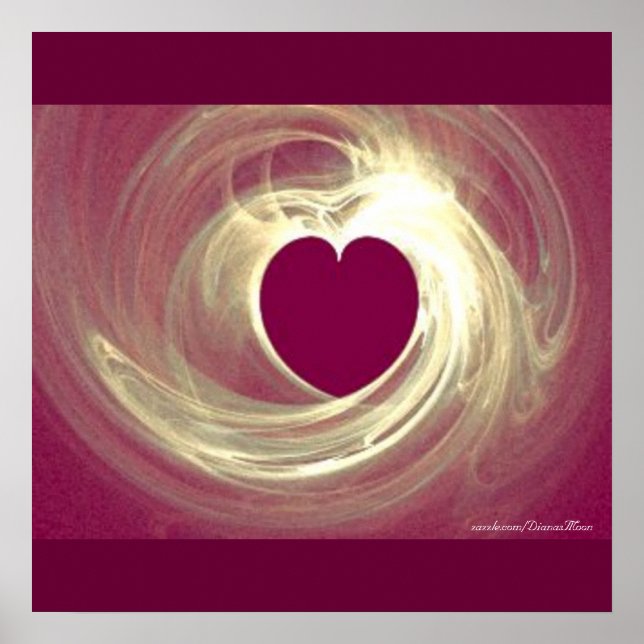 Póster Raspberry Heart (Frente)