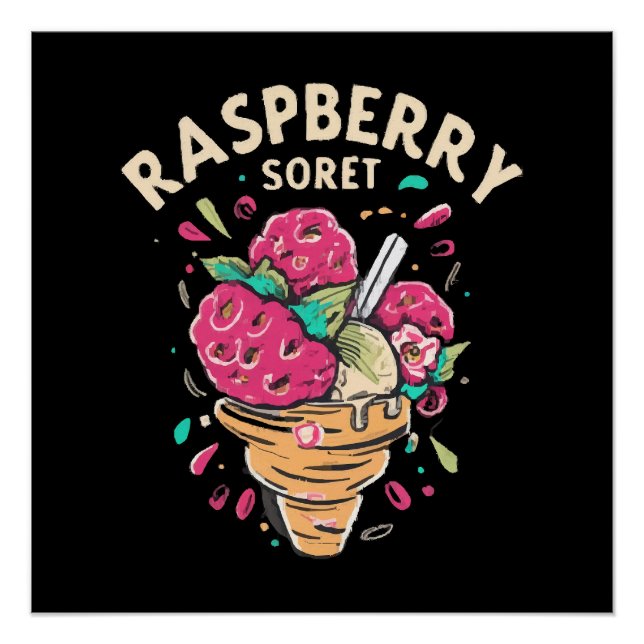 Póster Raspberry Sorbet (Anverso)