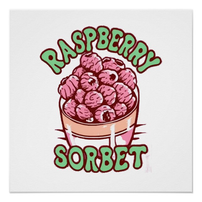 Póster Raspberry Sorbet (Anverso)