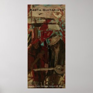 Póster Rasta Guitaristas