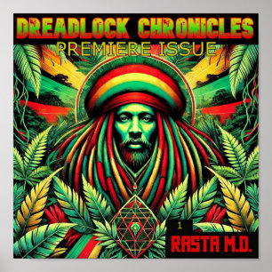 Póster Rasta M.D. DreadLock Chronicles edición 1 portada