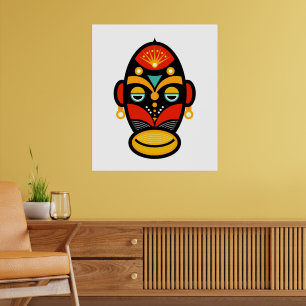 Póster Rasta Máscara