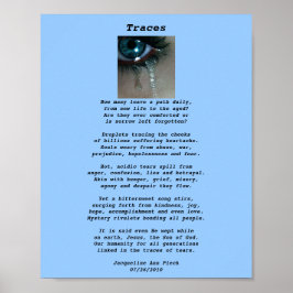 Póster Rastrea Poster de poesía