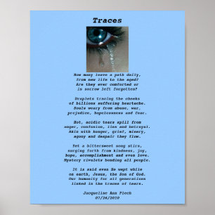 Póster Rastrea Poster de poesía