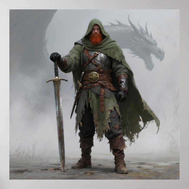 Póster Rastreador de dragones (Frente)