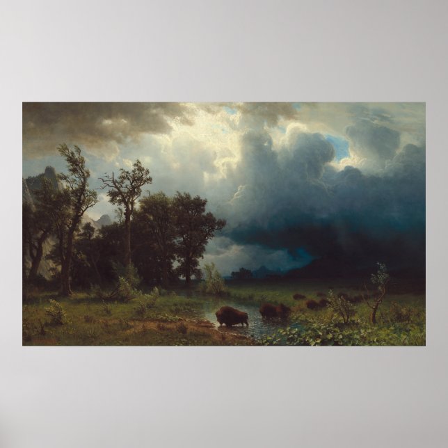Póster Rastro del búfalo: La tormenta inminente (Frente)