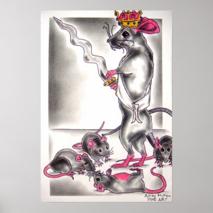 Póster Rat King del Ballet de los Nutcracker
