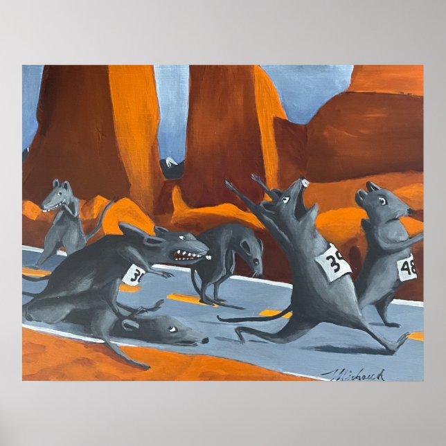 Póster Rat Race (Frente)