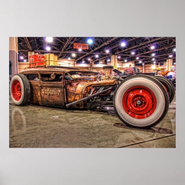 Póster Rat Rod en HDR. (Frente)