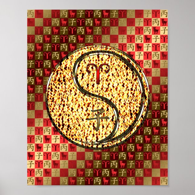 Póster Rata de Aries y Fuego (Frente)