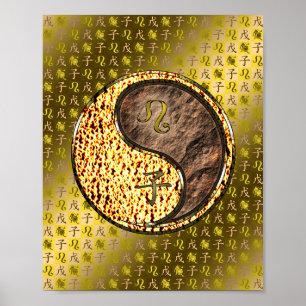 Póster Rata León y Tierra