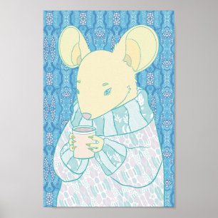 Póster Rata Pequeña Acogedora