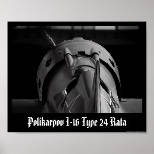 Póster Rata Polikarpov I-16 Tipo 24