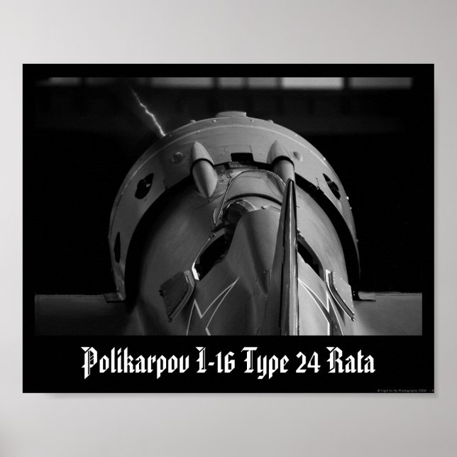 Póster Rata Polikarpov I-16 Tipo 24 (Frente)
