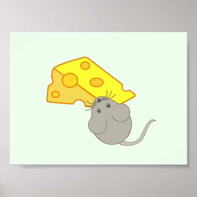 Póster Ratón con queso (Frente)