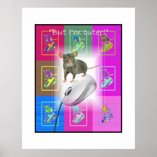 Póster Ratón contra ratón