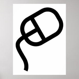 Póster Ratón del ordenador