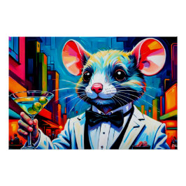 PÓSTER RATÓN EN LA CIUDAD