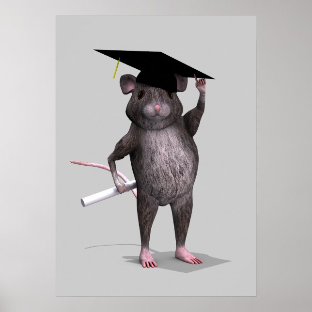 Póster Ratón graduado (Frente)