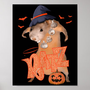 Póster Ratz Funny Rat Ratz Ratz Rat Men Halloween Meme